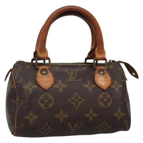 LOUIS VUITTON Monogram Mini Speedy Hand Bag M41534 LV Auth 139723 - Picture 1 of 16